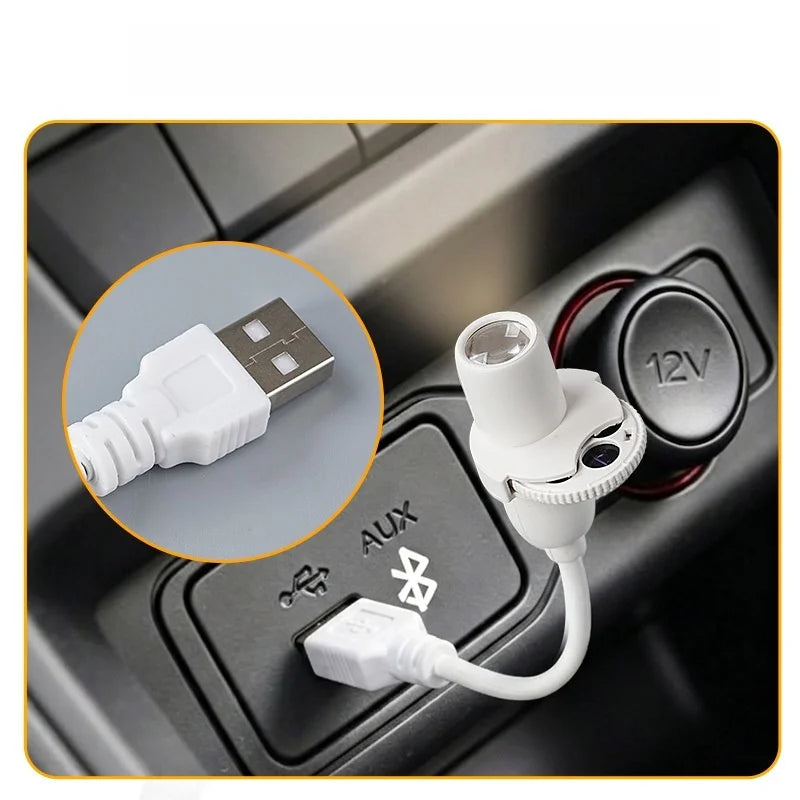 Starry Sky Light USB Plug in 360 Rotating Projector Night Li