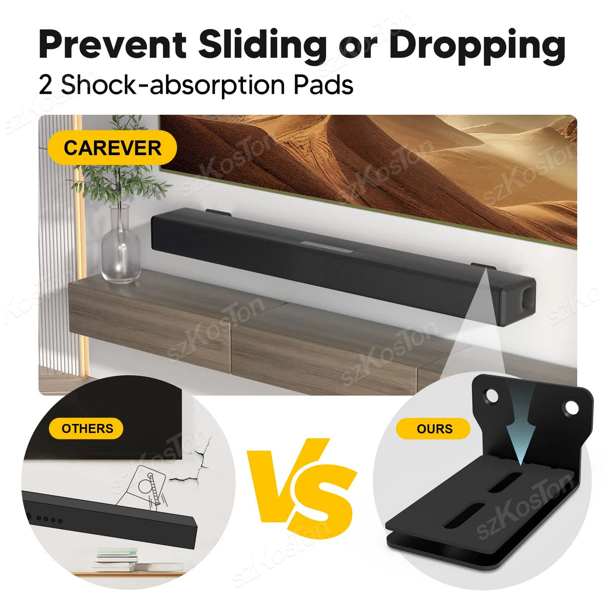 Speaker Stand Universal Sound Bar Mounts Holder for Samsung 