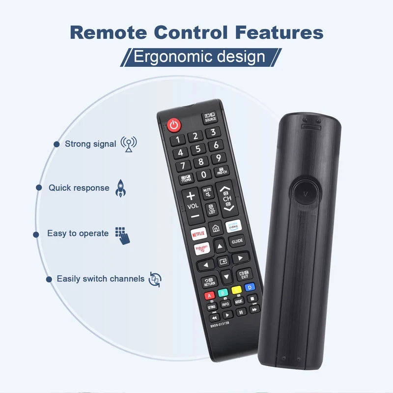 BN59-01315B Remote Replacement for Samsung Smart TV UE43RU71