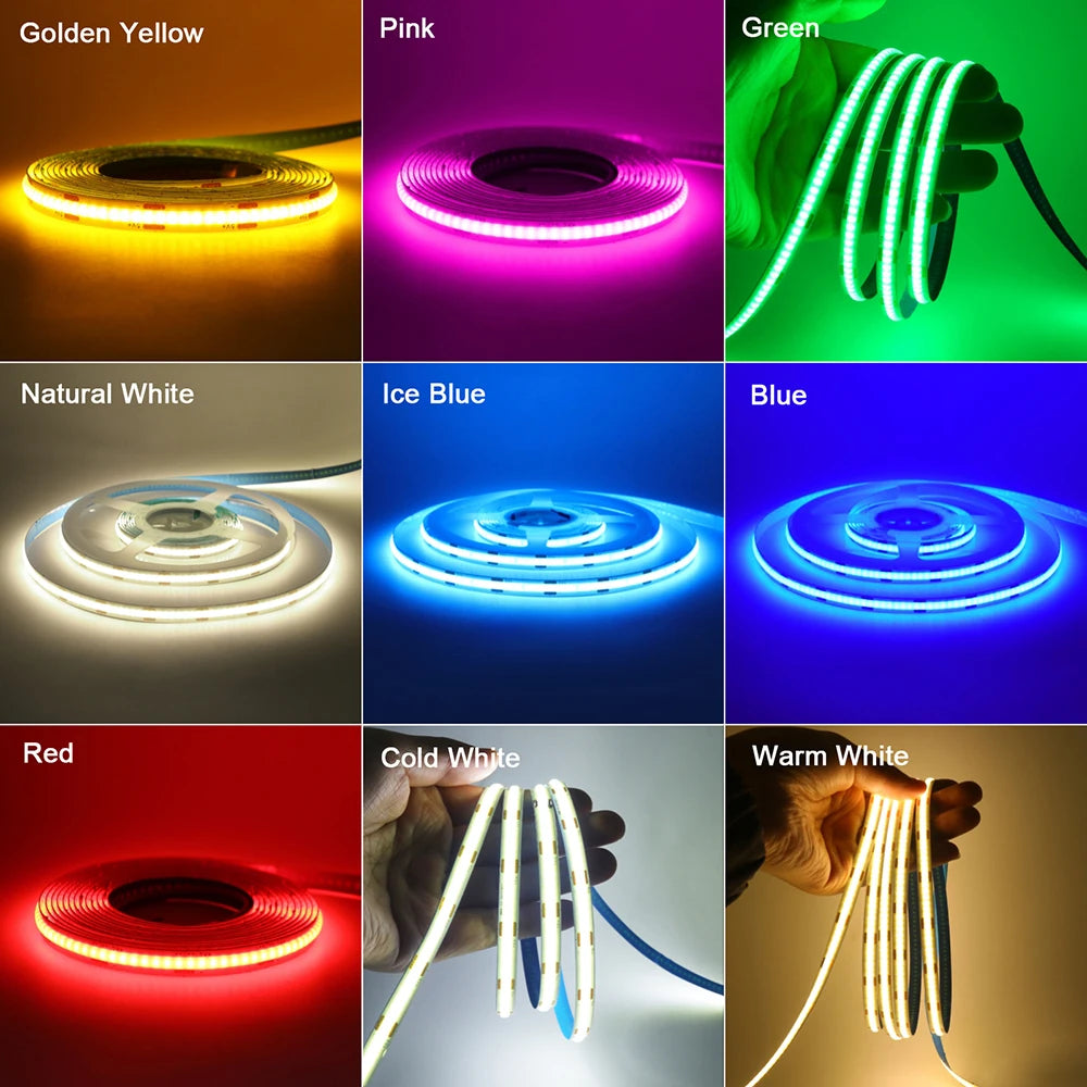 5V Motion Sensor Nigth Light COB Led Strip USB Battery Power