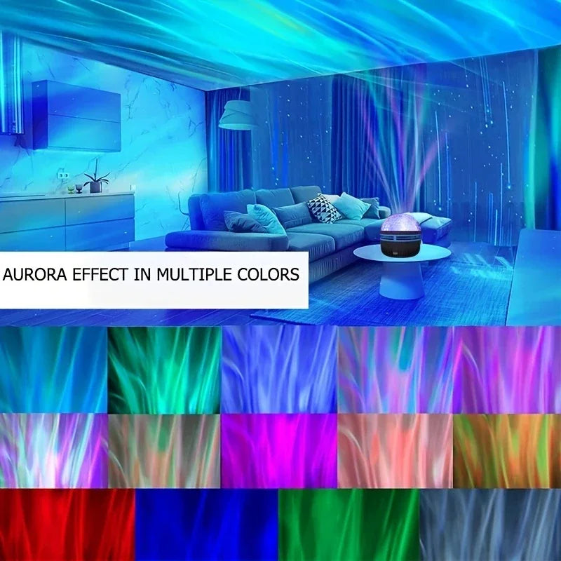 LED Starry Night Sky Projector Aurora USB Remote Control RGB