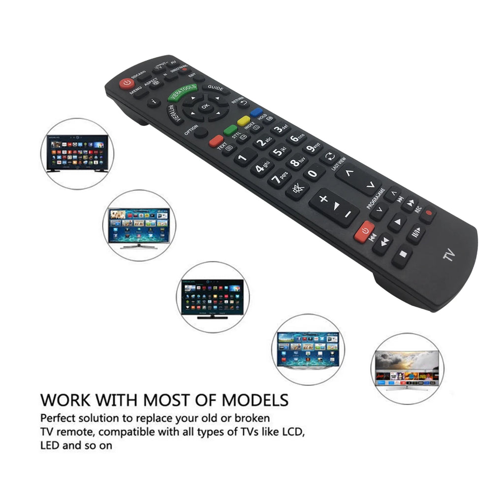New Replacement N2QAYB000487 TV Remote Control for Panasonic