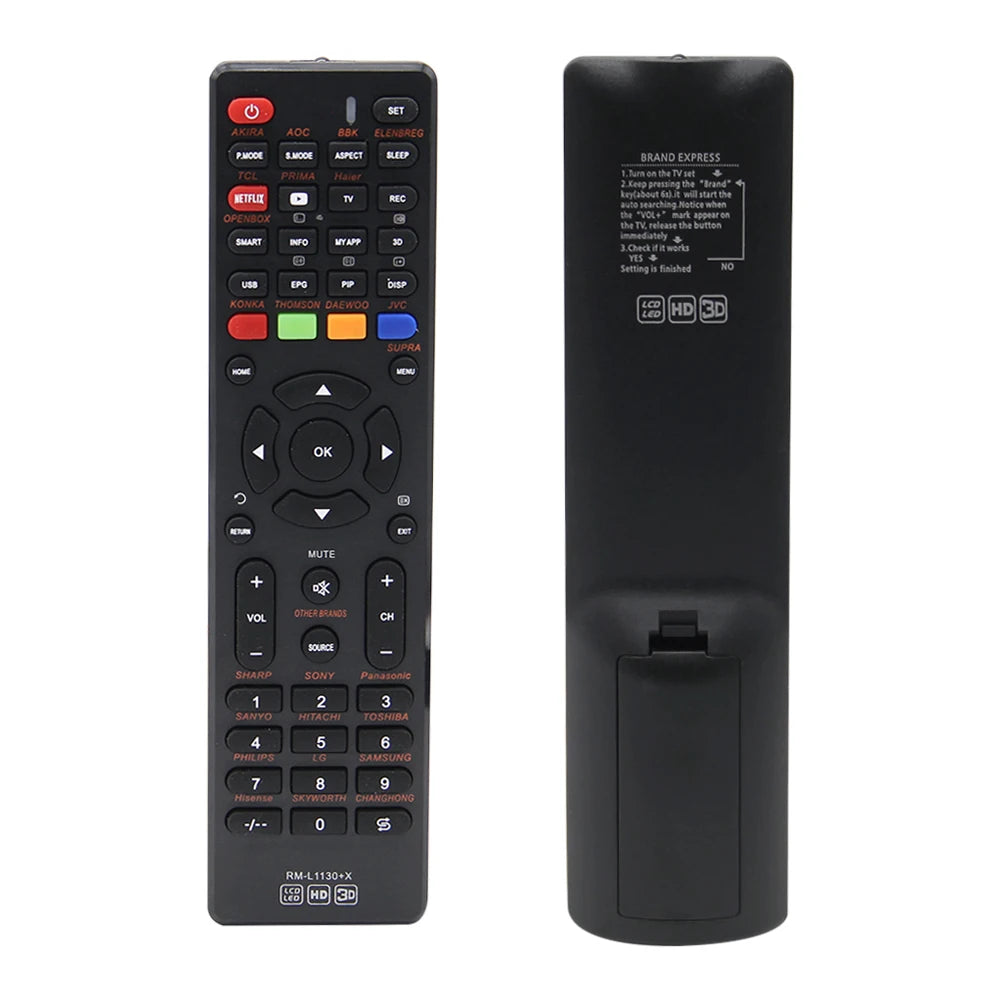 NEWEST Replacement Rm-L1130+X RM-L1130+X plus Universal TV R