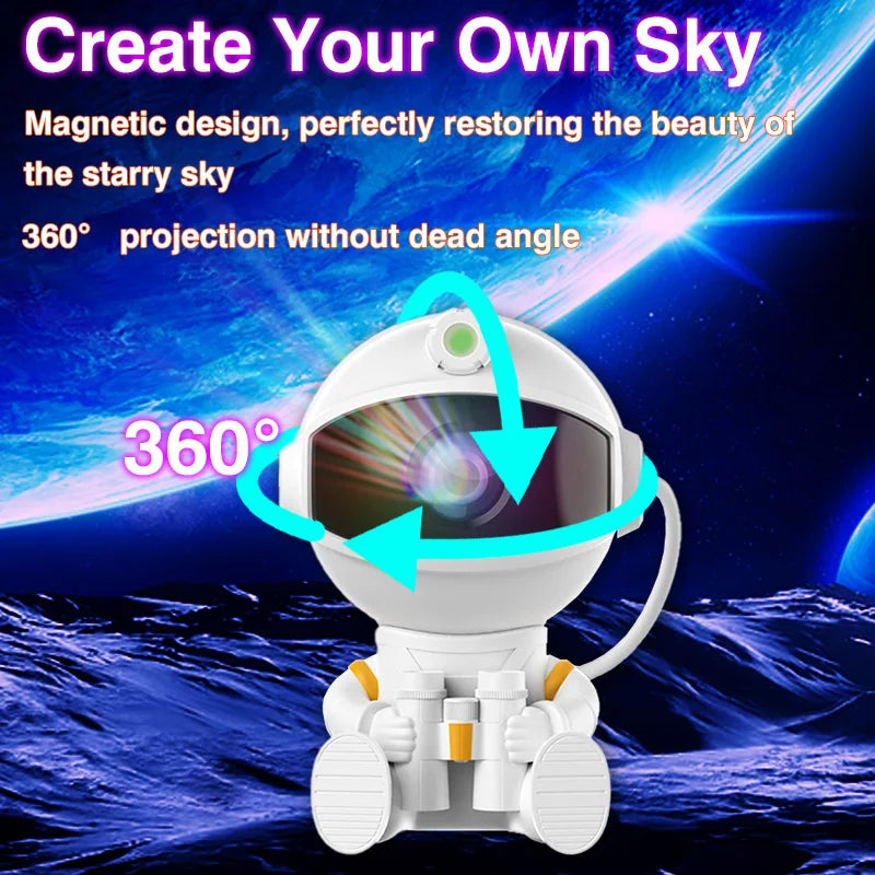 Astronaut Projector Galaxy Starry Night Lights for Bedroom L