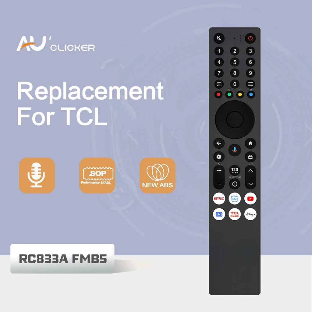 RC833A FMB5 G0401-000328 New Replacement Voice Remote Contro