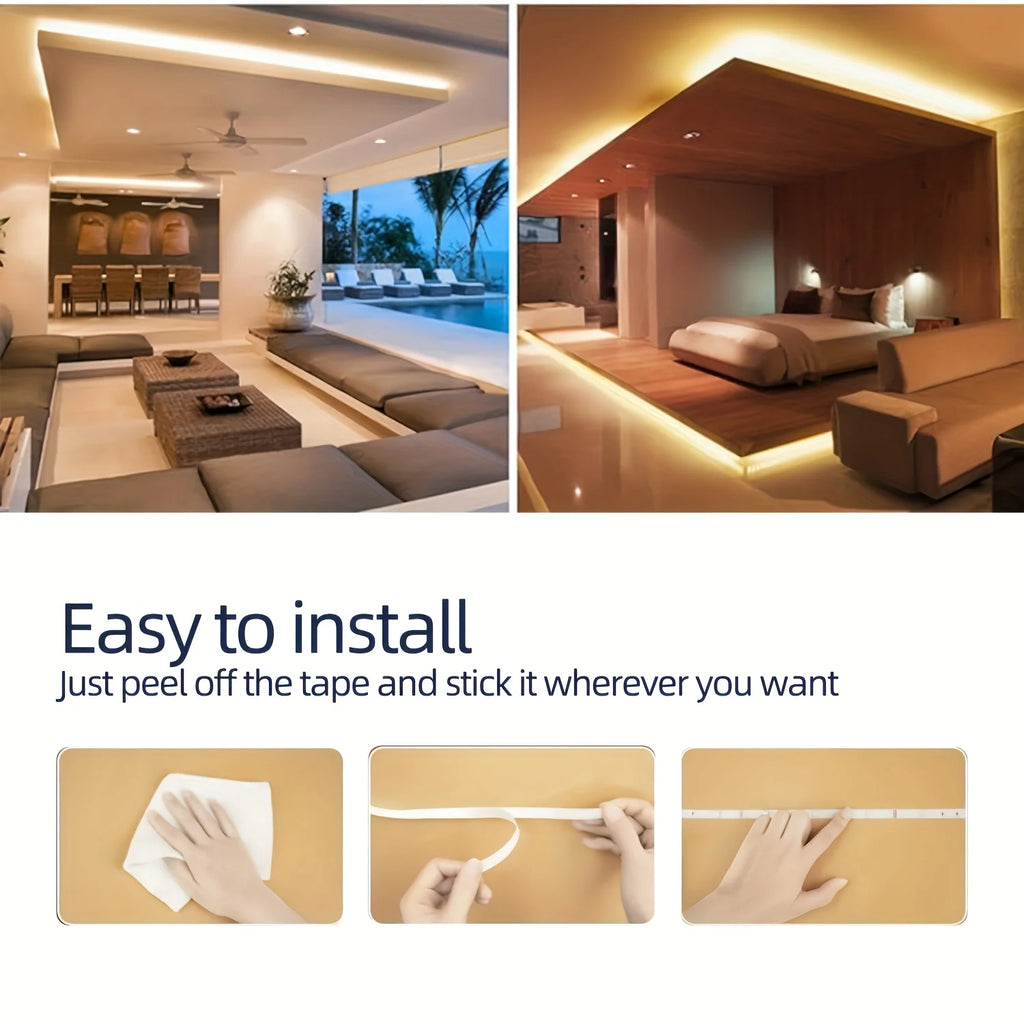 1/2/3/5/10M White LED Light Strips 5V Indoor LED Strip Light