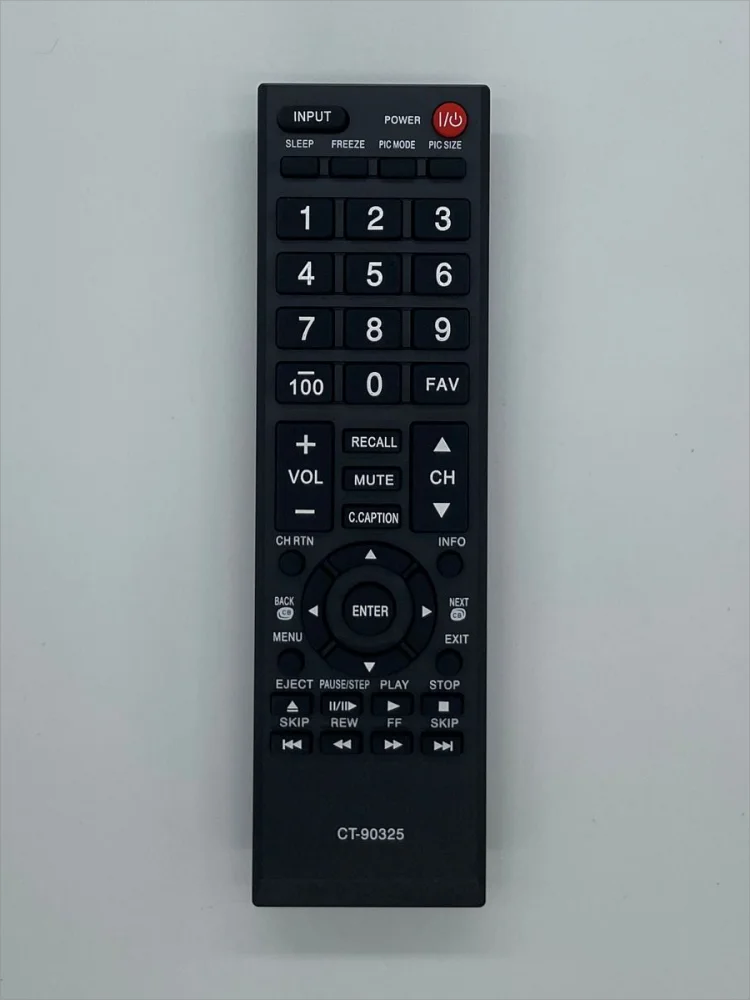 CT-90325 Universal Remote Control Replacement for Toshiba TV 55S41U 32E200U 32C100U1/2 32DT1U 55HT1 55G310U 19AV600U 22AV600U