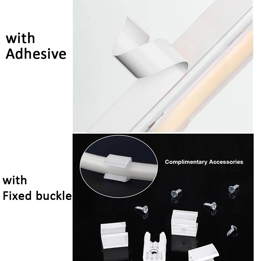 220V LED Strips High Brightness COB LED Strip Adhesive Wroat