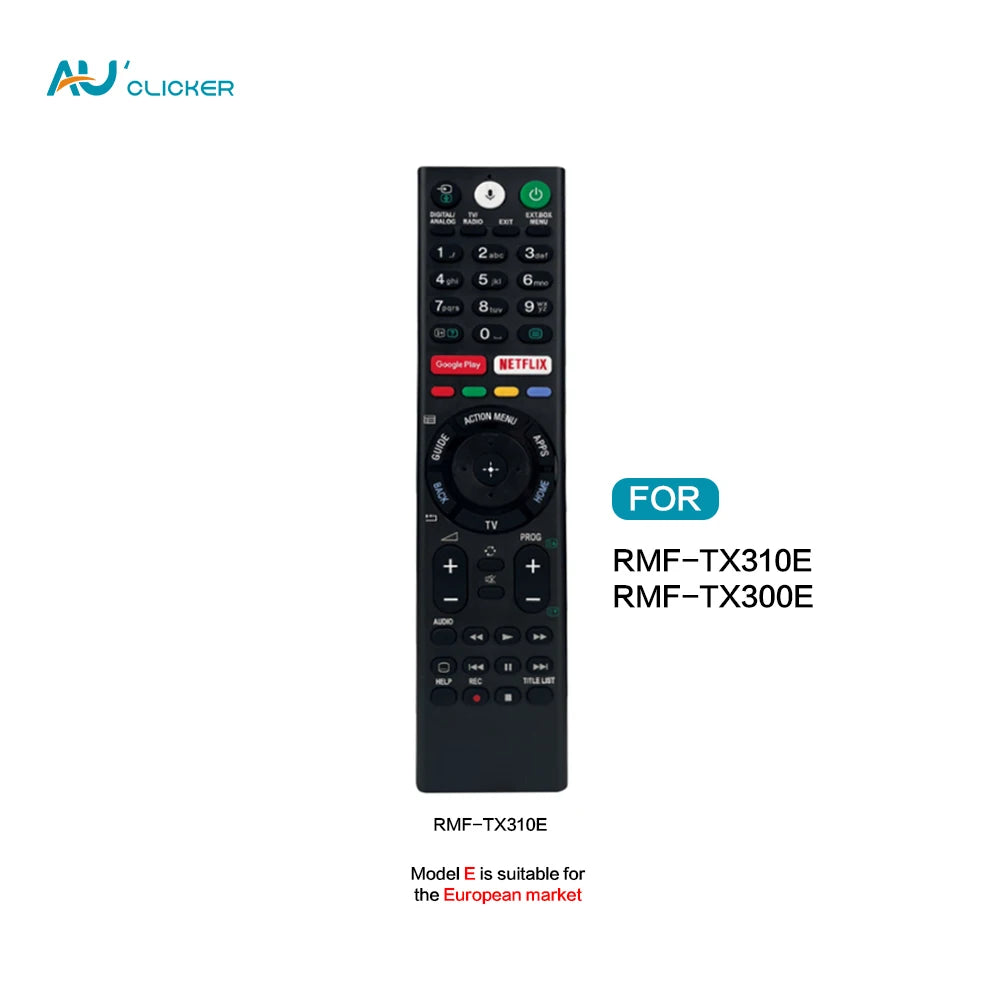 RMF-TX310E replacement voice remote control for Sony Bravia LED LCD TV KD-49XE8004 KD-49XE8005 KD-43XF8096 KD-43XF8505 KD-43XF85