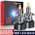 H7 Led 360 CSP For Projector Lens H11 H8 H9 9006 9005 HB3 HB