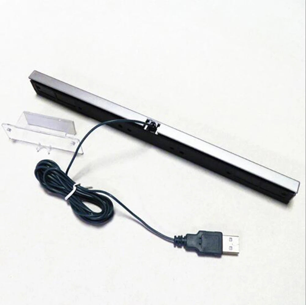 New USB TV Wired Remote Sensor Bar for Wii Console Receiver 