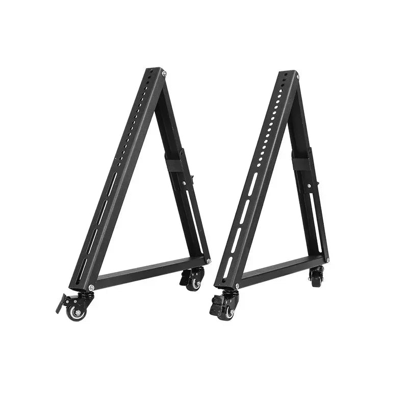 1 Pair Rolling TV Stand Mobile TV Stand with Wheels for 32-5