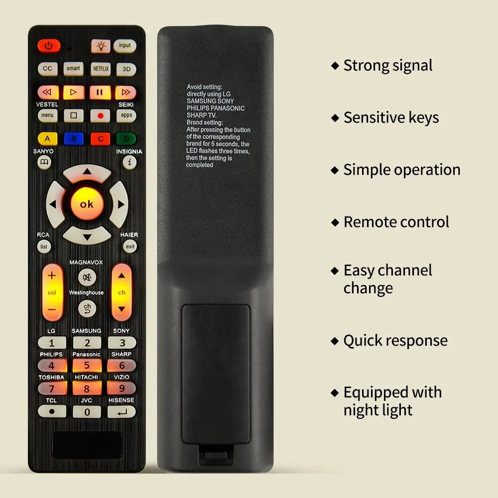 RCG008 Replacement Universal Remote Control for LG For Sony 