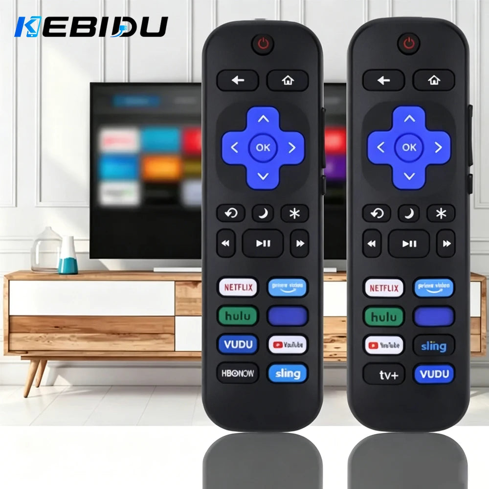 KEBIDU Replacement Remote Control for TCL Roku/Hisense Roku/