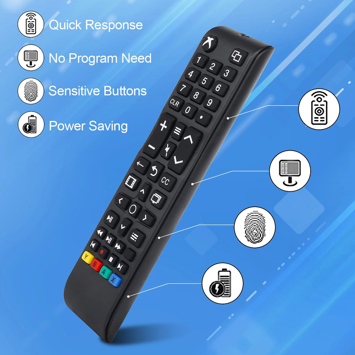 Universal Remote Control Use for Xbox One S X DVD Entertainm