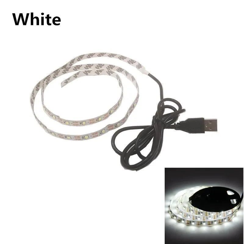 USB LED Strip Bra A Wall 5V IP65 Wall Lamp False Wall Luminaire Lamp Waterproof Ceiling Room Bathroom Light 50cm 1m 2m 3m 4m 5m