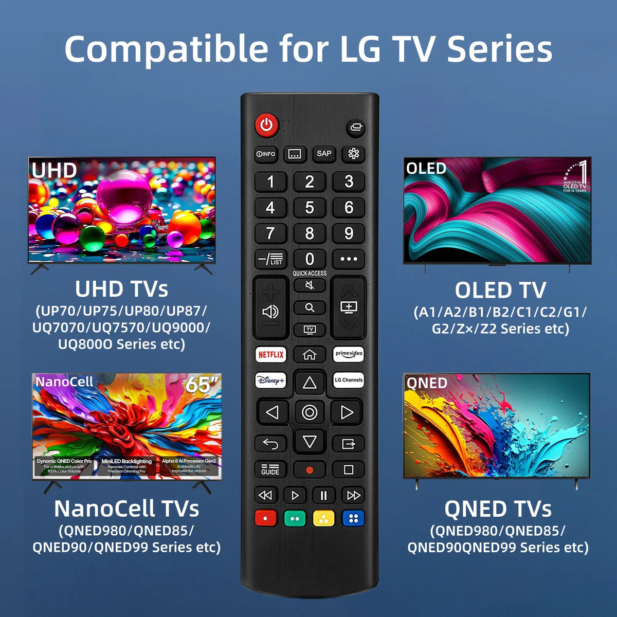 Universal Remote for L-G TV Remote Control (All Models) Comp