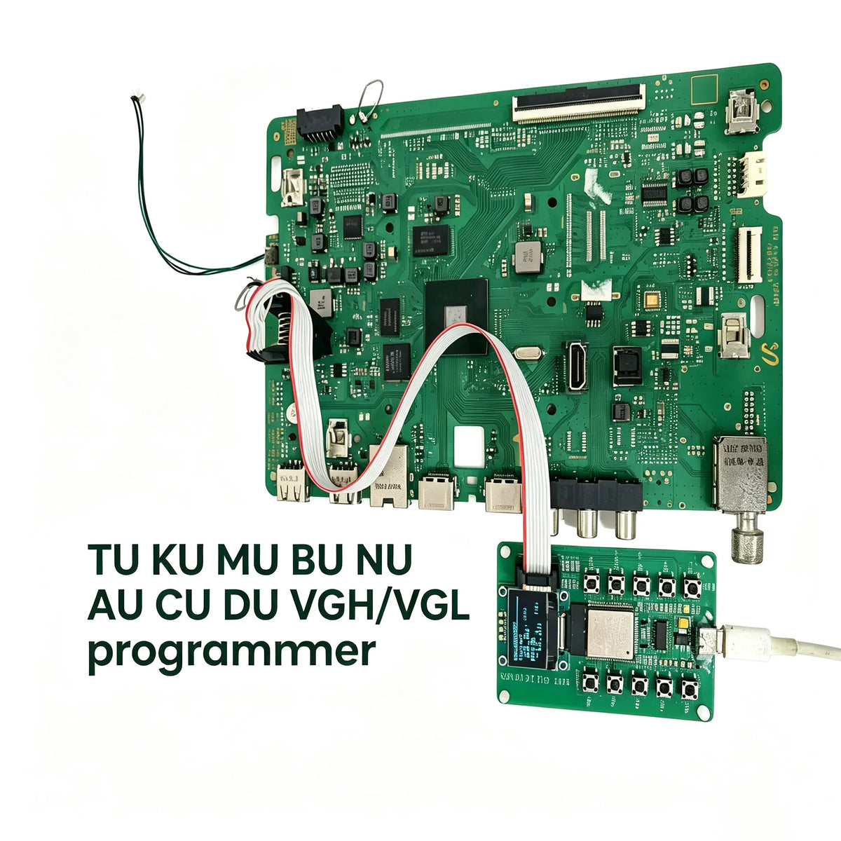 TU KU MU BU NU AU CU DU VGH VGL Voltage Programmer TV TCON B