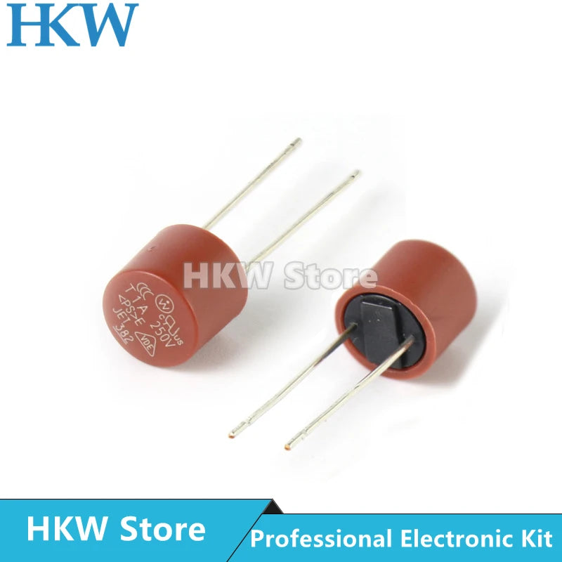 10-20pcs Round Fuse Slow Blow TR5 T0.5A T0.8A T1A T1.6A T2A 