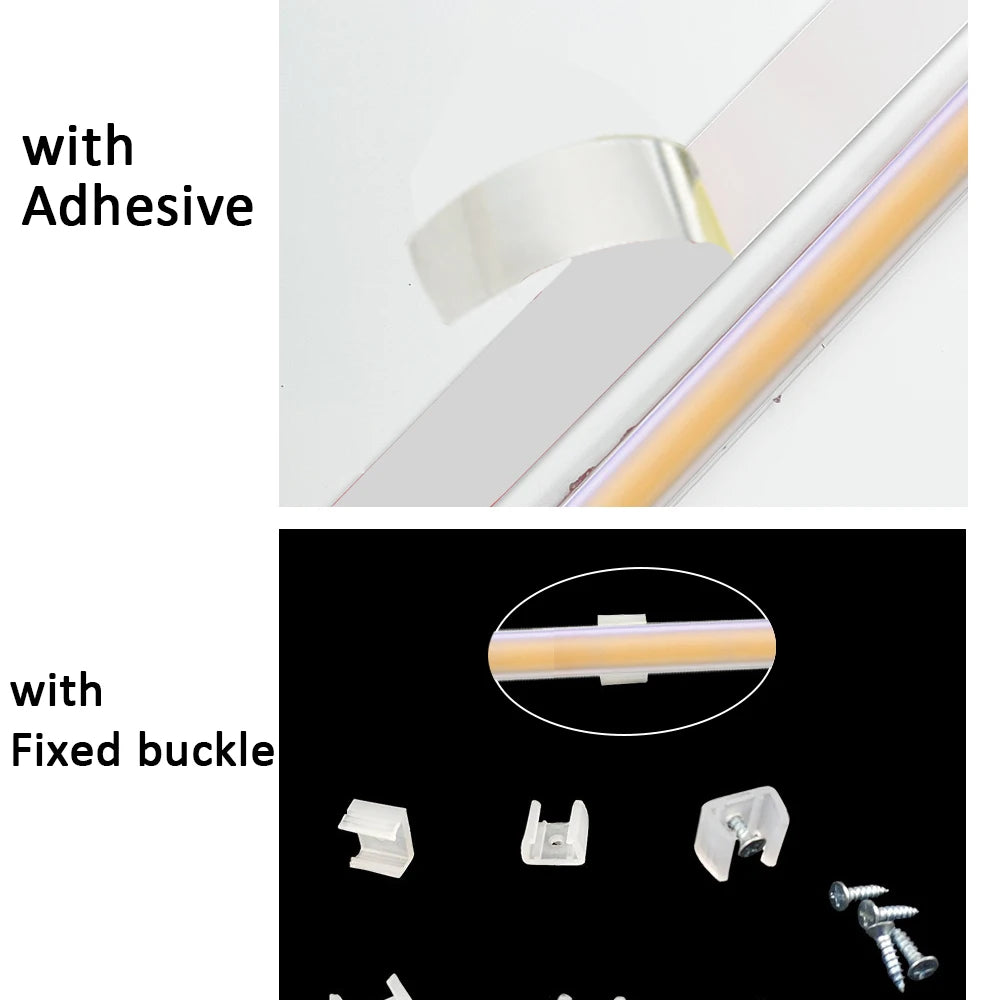 220v Led Ribbon Adhesive High Brightness COB Led Strip for R