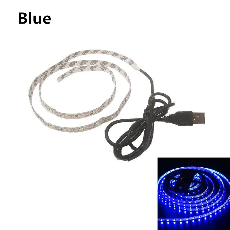 USB LED Strip Bra A Wall 5V IP65 Wall Lamp False Wall Luminaire Lamp Waterproof Ceiling Room Bathroom Light 50cm 1m 2m 3m 4m 5m