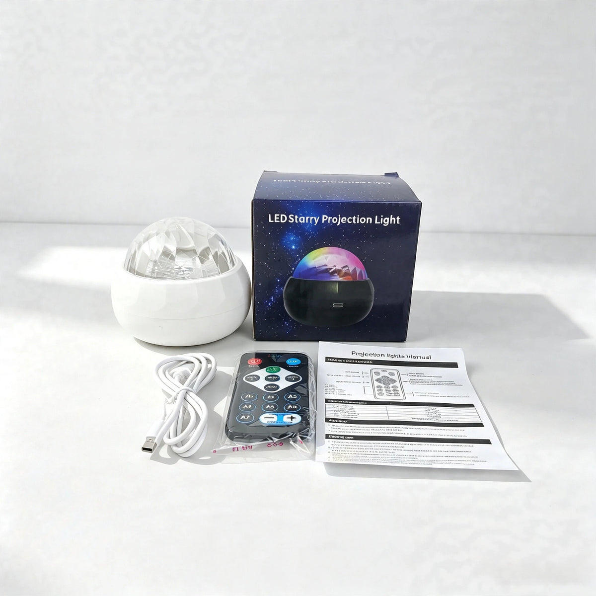 Northern Light Projector RGB Atmosphere Night Light Remote C