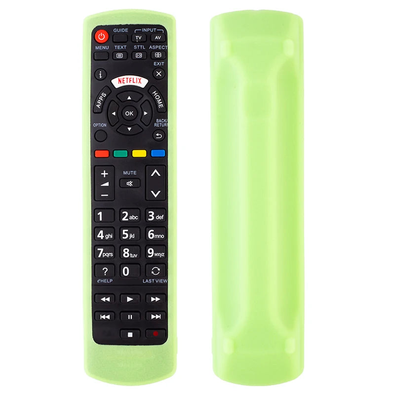 Silicone Case for Universal Remote Control Compatible with All Panasonic TVs Plasma Viera HDTV 3D LCD LED TV/DVD Player/AV R