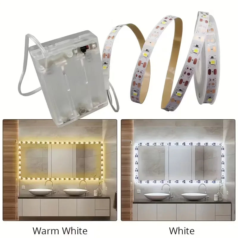 1 Flexible Led Light Strip Low Voltage 5V Battery Box Powere