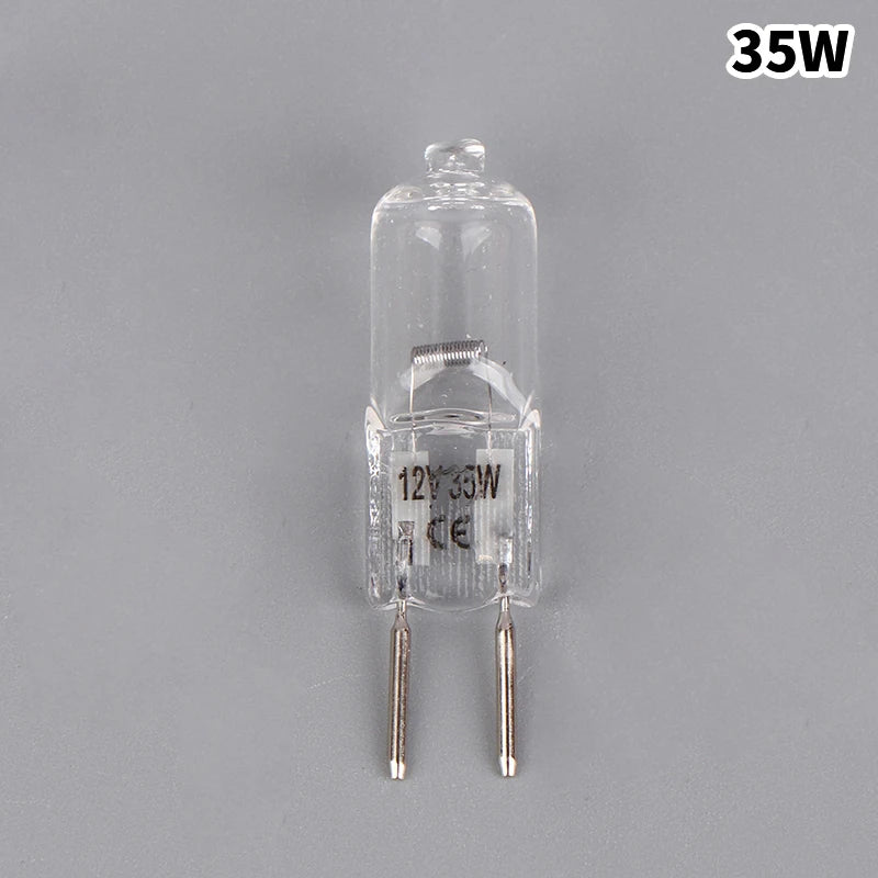 12V GY6.35 Halogen Lamp Beads 35W 50W 75W 100W Microscope Accessory For Aromatherapy Lamp Crystal Lamp Projector 2pin Bulb