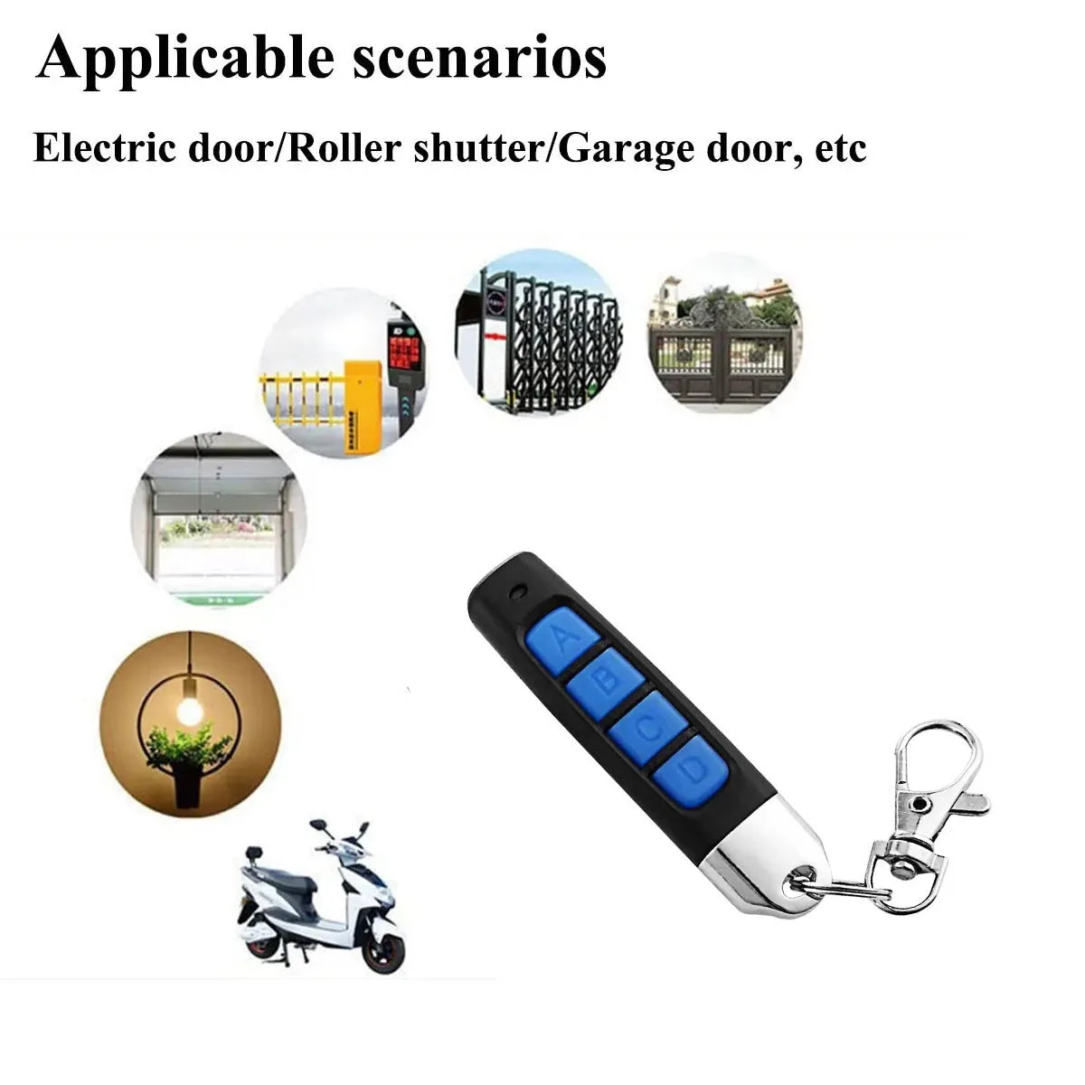 RF Clone Wireless Remote Control Electric Gate Control 433MH
