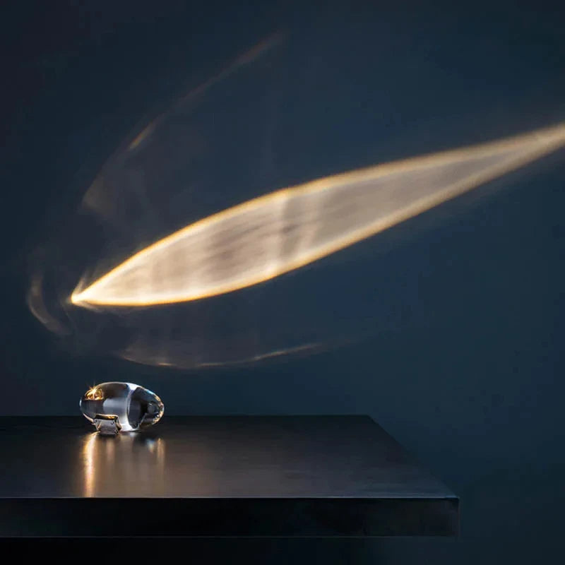 Table Lamp Led Crystal Eye Of The Sky Italian Designer Bedsi