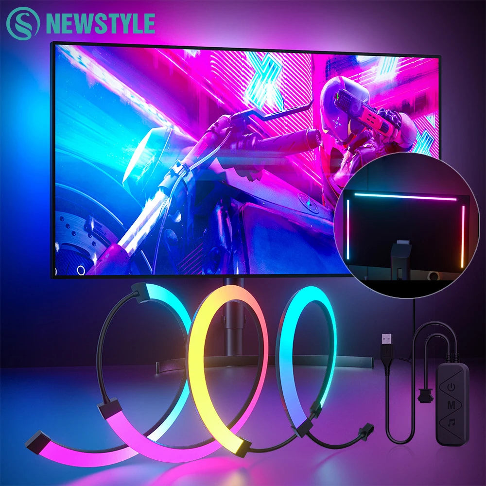 RGB Gaming Lights Strip Monitor Backlight LED Display Sync P