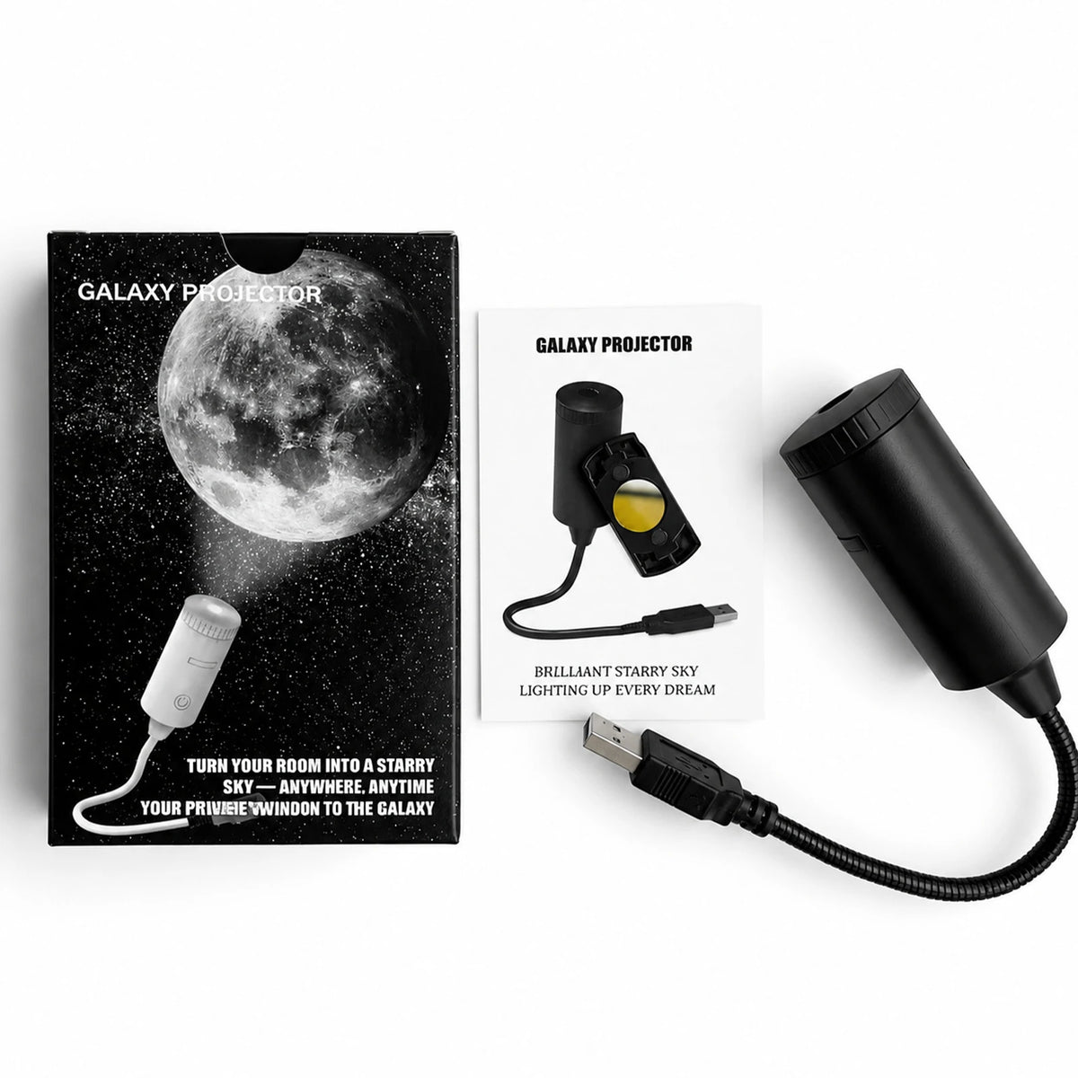Galaxy Ambient Projector Lamp Plug and Play & Versatile Chan