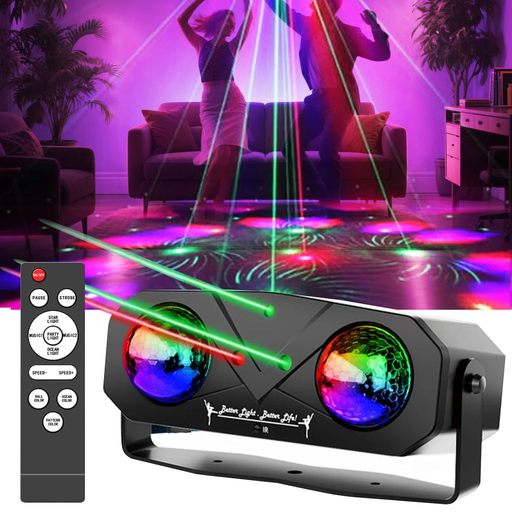Party Disco Ball Dj Disco Light Strobe Dance Sound Activated