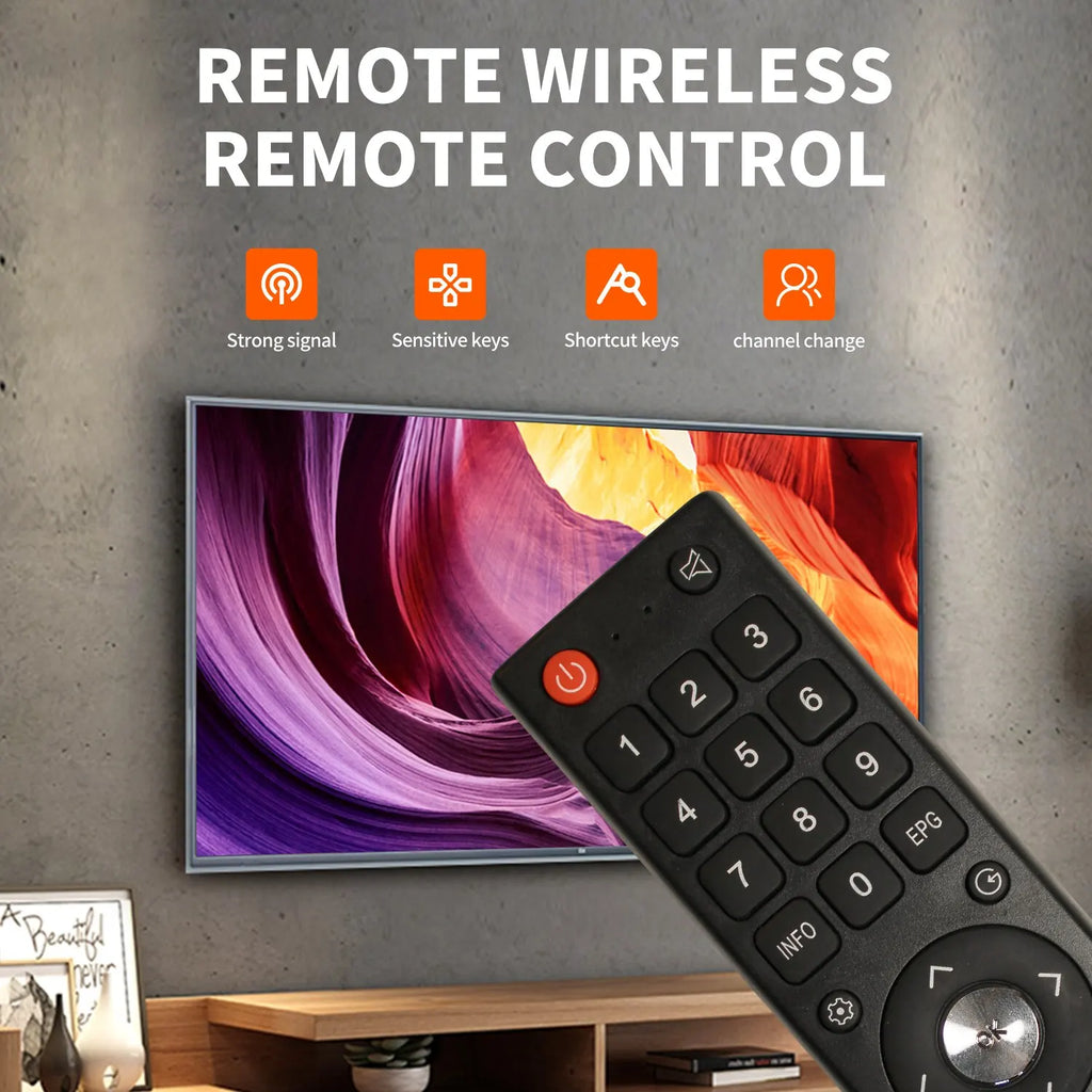 GCBLTV02ADBBT Remote Control Replaced Fit for CHIQ TV Remote