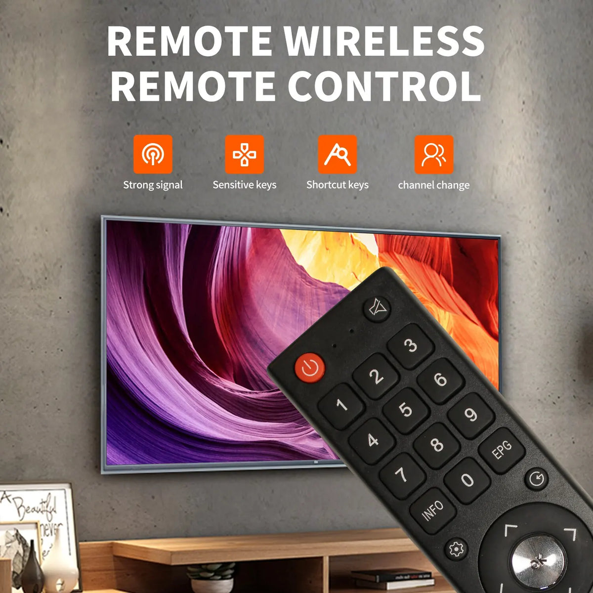 GCBLTV02ADBBT Remote Control Replaced Fit for CHIQ TV Remote