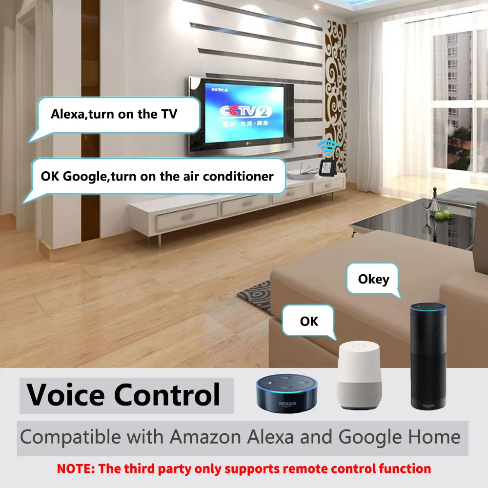Tuya Smart IR Remote Control WiFi Home Temperature Humidity 