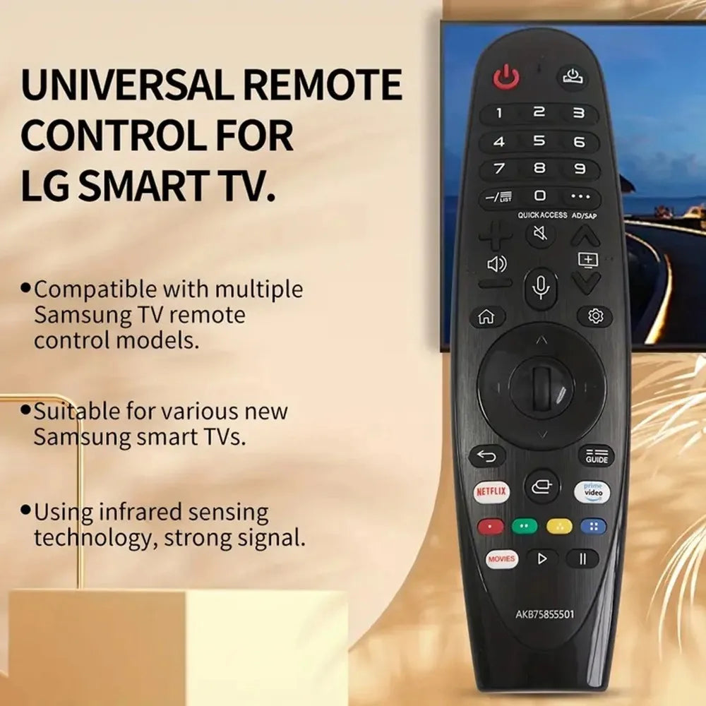 Universal Magic Remote Control Voice And Pointer Feature Rep