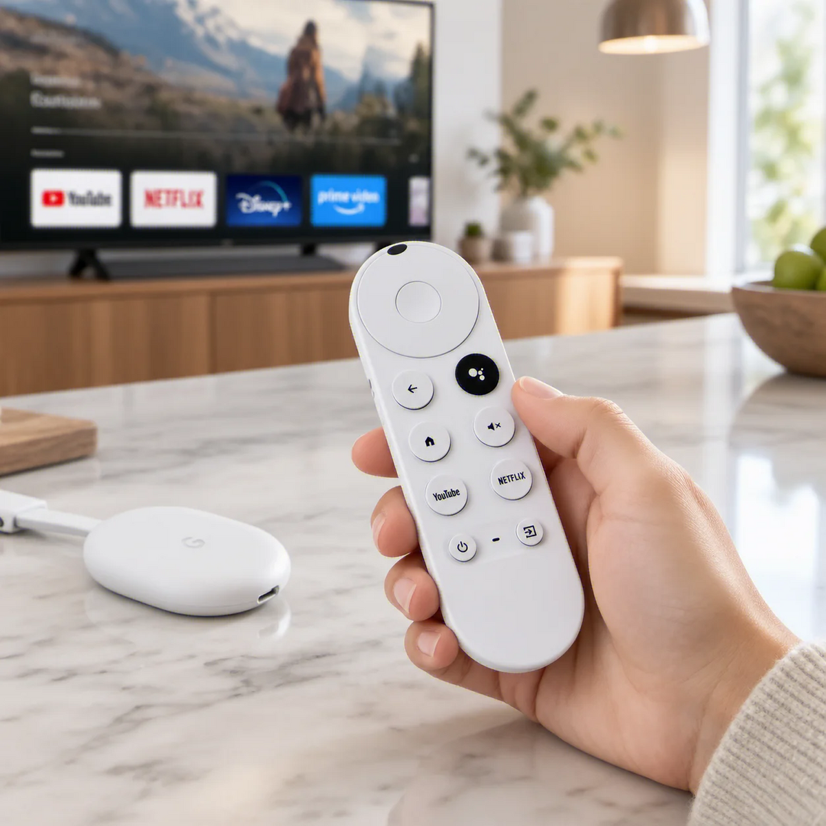 HTMCK Voice Remote Control for Google Chromecast 4K Streamin