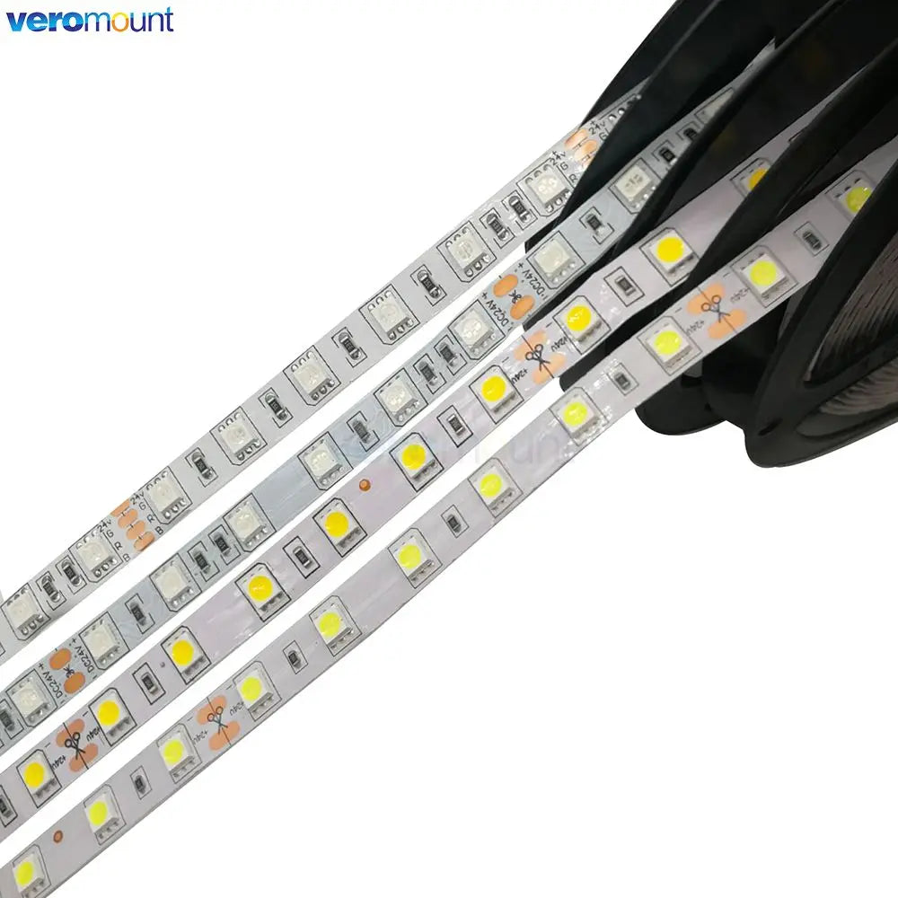 5m DC5V 12V 24V SMD 5050 LED Strip Light TV Backlight IP20 I