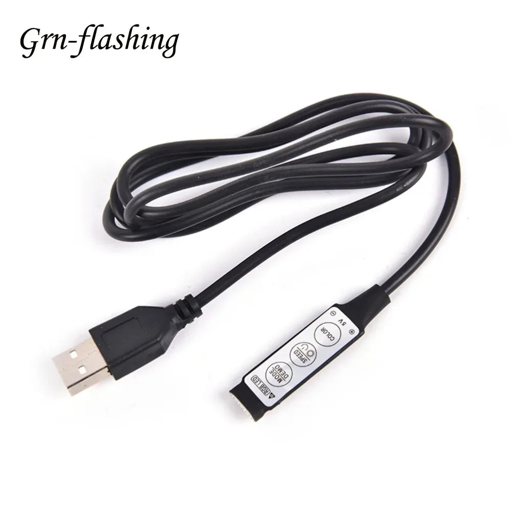 RGB Controller 0.5m 1m 5V USB Connector Cable 4pin Line 3 Ke