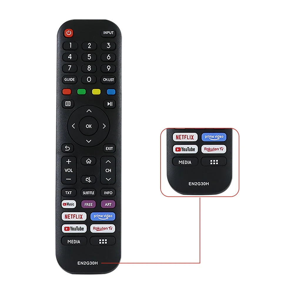 New Replacement EN2G30H Remote Control for Hisense Universal