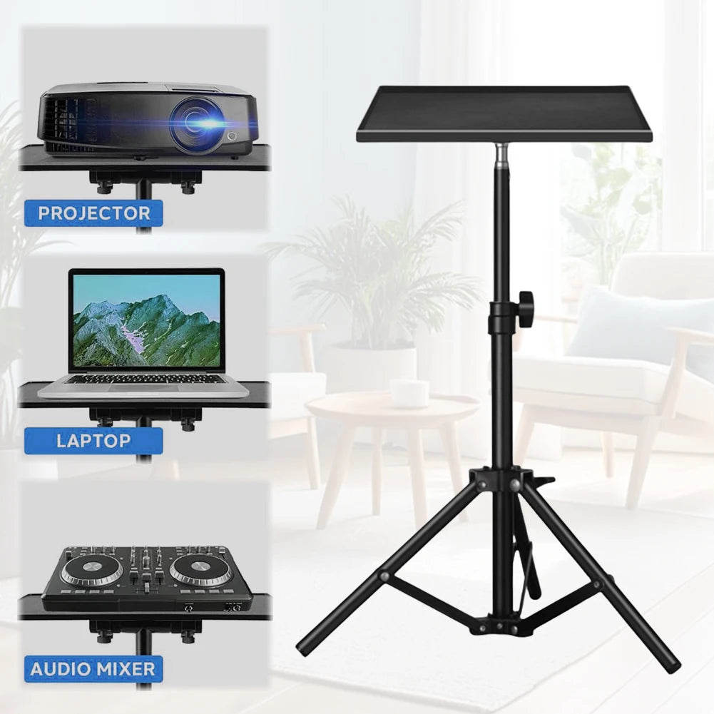 Projectors Tray 1/4inch Thread Tripod Tray Height Adjustable