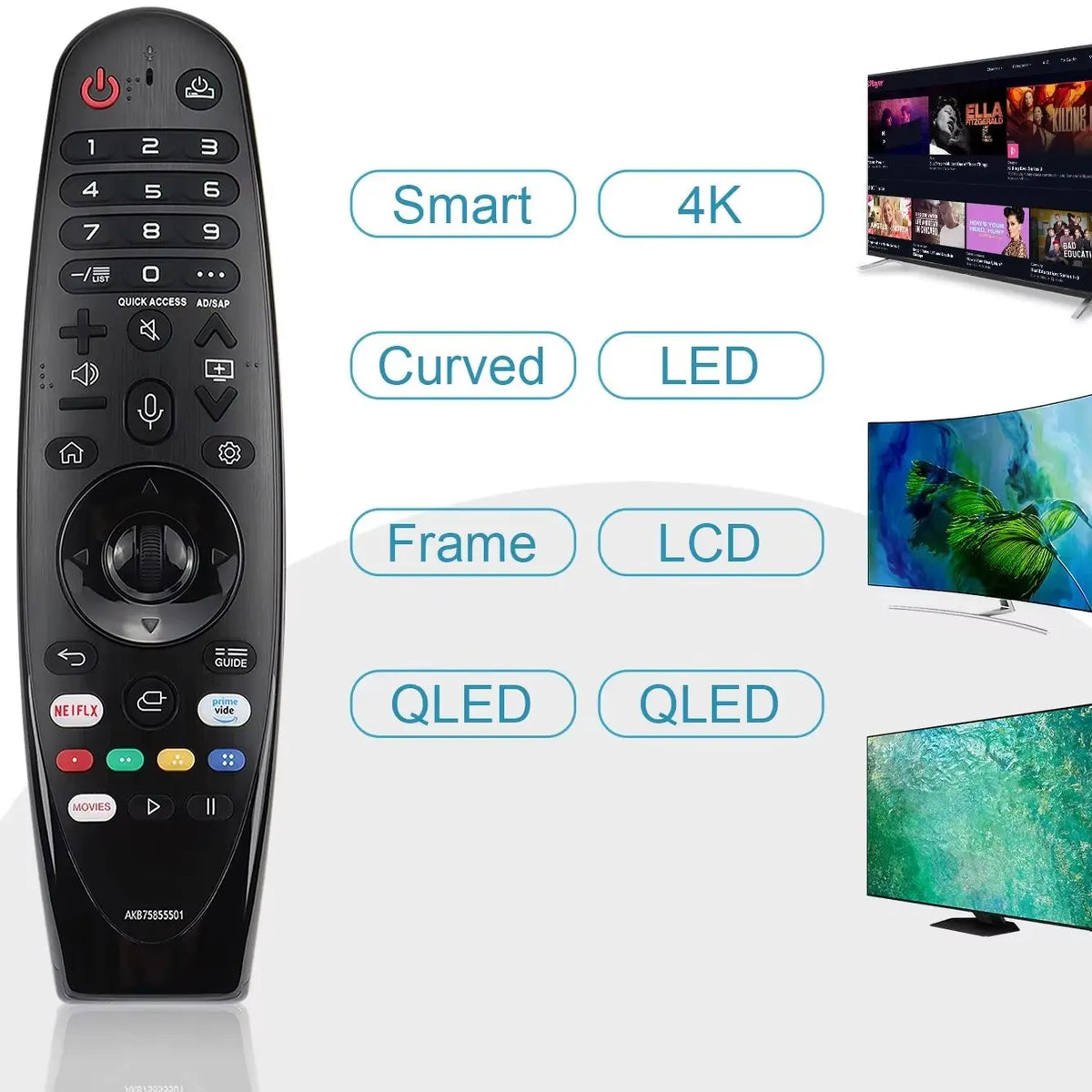 Universal Magic Voice Pointer Remote Replacement Controller 