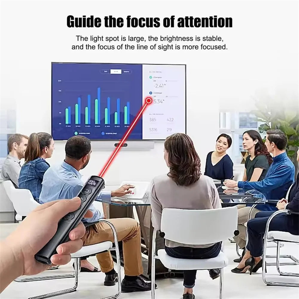 Powerpoint Pen Wireless Presentation Clicker Type-C Rechagab