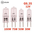 1pcs 12V G6.35 35W 50W 75W 100W Halogen Lamp Beads Suitable 