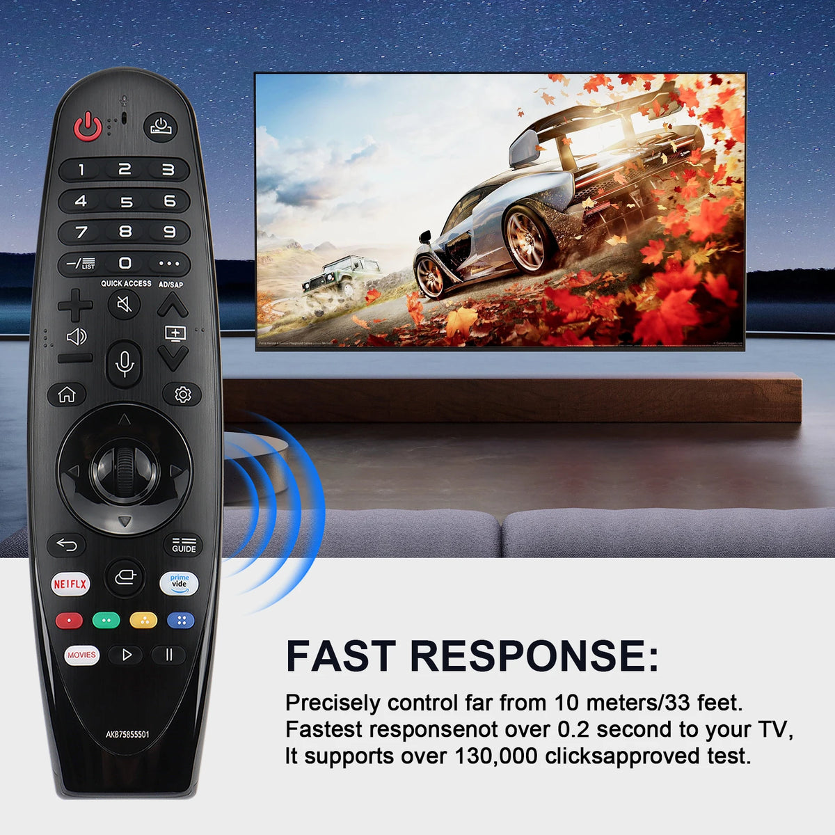 Universal Magic Voice Pointer Remote Replacement Controller 