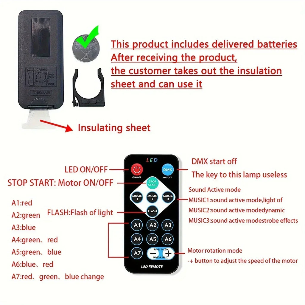 Galaxy Projector RGB Star Projector USB Powered Remote Contr