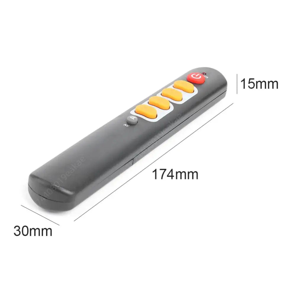 1/2PCS Universal 6 Key Learning Remote Control Big Yellow Bu