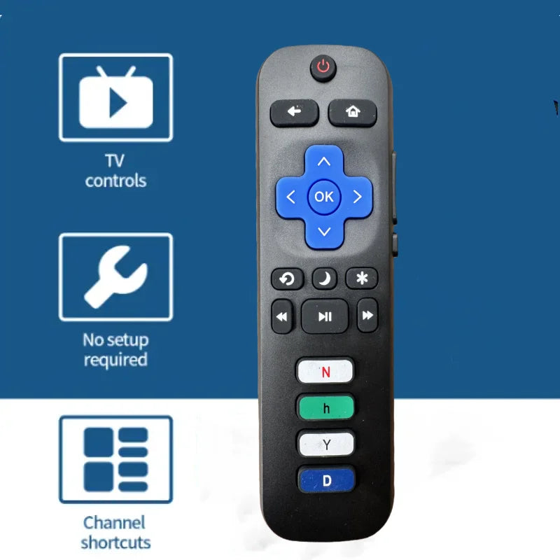 RC280A Replacement Remote Control Only for Roku TV for TCL R